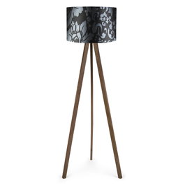 Opviq Lámpara de Pie Moderna AYD-1204 con Diseño Floral